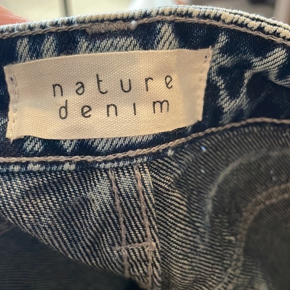 Nature Denim Women's High-Rise Distressed Straight Button Fly Jeans Size 9/28 - Picture 9 of 9